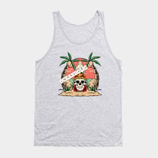 "Oceanoholic" Beach and Surf Design Tank Top